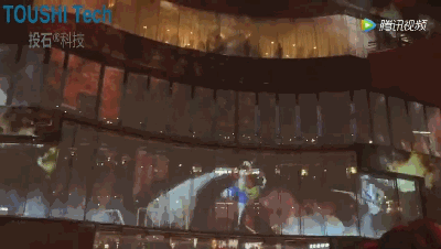 玻璃墻體投影秀-投石_clip.gif