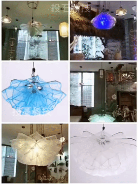 北京華聯(lián)順義店舞動的裙擺花傘裝置