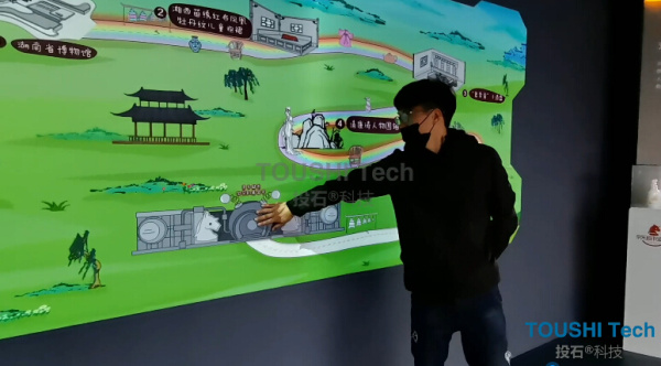 湖南長沙京東超市寶貝趴互動觸摸墻裝置
