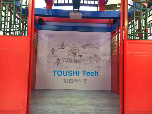 杭州西溪印象城大戲樓體感骨骼識(shí)別互動(dòng)裝置