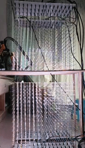 重慶某發(fā)布會粒子矩陣互動裝置