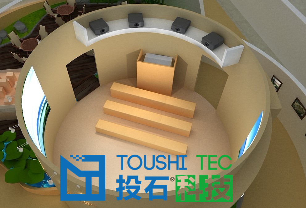 杭州華潤新鴻基之江九里樓盤三通道弧幕融合