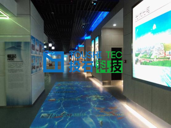 云南玉溪聶耳公園互動投影案例